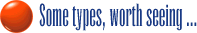 Some types
