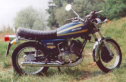 Moto Guzzi 250 TS; 25 PS; 2 Zyl. Zweitakt
